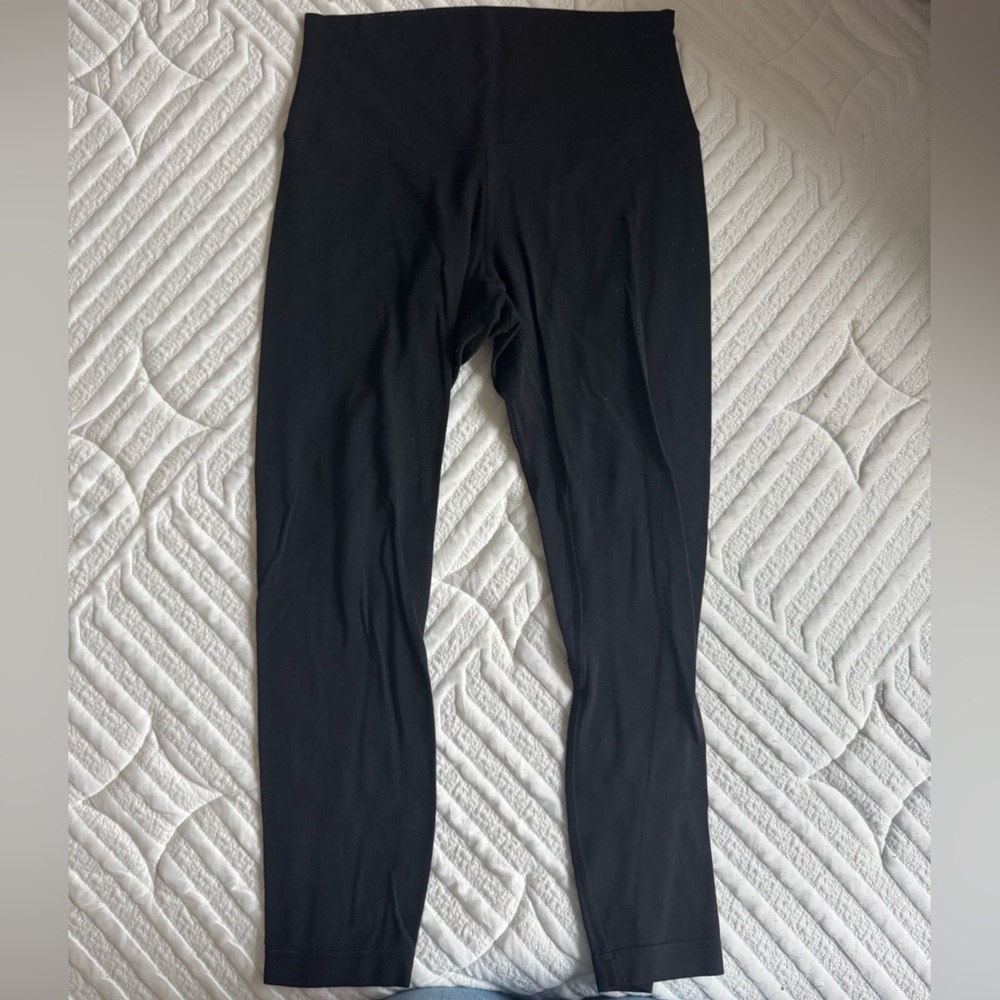 lululemon Black Align High Rise Crop 23” Leggings